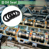Make Model Oil Seal NBR Rubber 50x65x12mm Black 5 Pcs