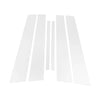 Honda Accord (2008-2012) Chrome Silver Tone 6 Pcs Door Pillar Window Trim