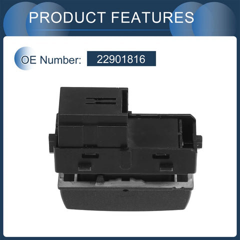 Chevrolet Silverado 1500 Door Lock Switch Front Left Driver (2016 - 2016)