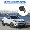 Toyota CH-R 2017-2021 Black Brown Faux Leather Gear Shift Knob Cover