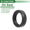 Oil Seal 30x40x10mm TG4 Lip Seal Ring Rotary Shaft Seal NBR Black 5 Pcs