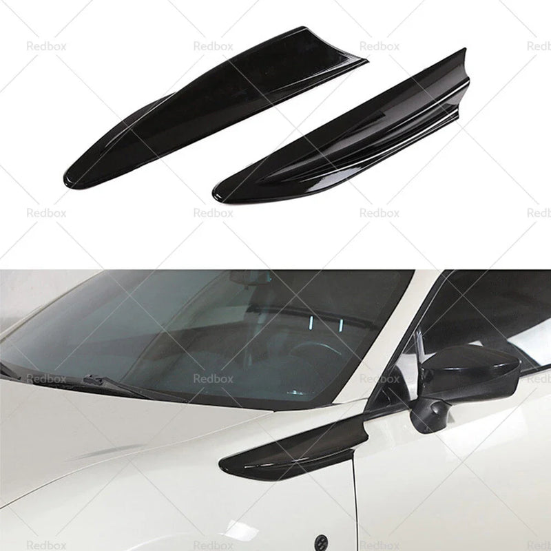 Toyota 86 Subaru BRZ Black Side Fender Fin Vent Trim (2012-2020)