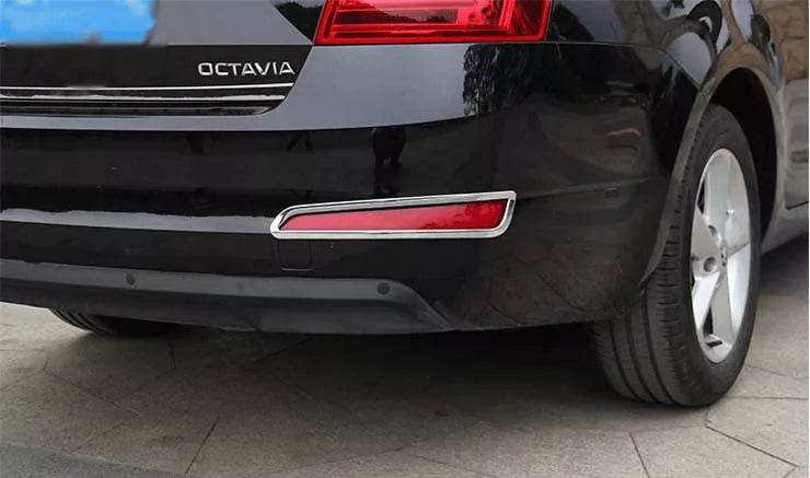Skoda Octavia Sedan Rear Fog Light Cover Trim (2013-2015)