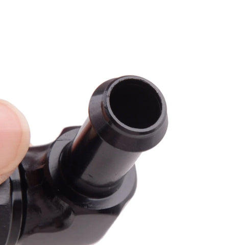 2 x 6AN AN6 Female to 3/8" Swivel Fitting Hose 90 Degree Elbow Adapter