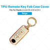 Mazda 2 3 5 6 CX-3 CX-5 CX-7 Beige TPU Remote Key Fob Case Cover (2003-2023)