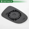 Ford Galaxy Left Side White Convex Heated Mirror Glass (1995-2006)