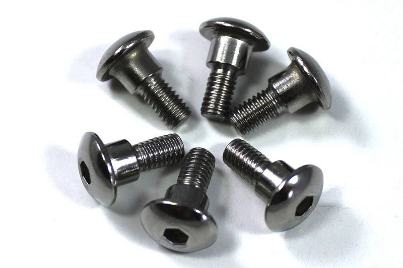 Suzuki GSX-R 600 750 1000 6x mudguard shoulder bolts stainless (2004–2005)