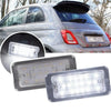Fiat Abarth 500 (2012-2019) -  White Lamps LED License Plate Light