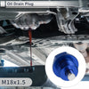 Car Motorcycle Boat Blue 1 Set M18x1.5 Engine Oil Drain Plug with Gasket