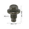 Ford Stainless Steel Engine Oil Drain Plug Screw (M14 x 1.5)