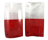 Toyota Hilux MK3 Rear Tail Light Lens Clear/Red (1989-1997)