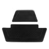 Motorcycle Black Rear Saddlebag Trunk Passenger Backrest Pad