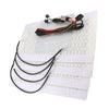 Universal 12V Carbon Fiber Heated Seat Pads  Dual Control Set