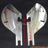 Harley Road King Detachable Batwing Fairing Windshield & 6x9 Speakers (94+)