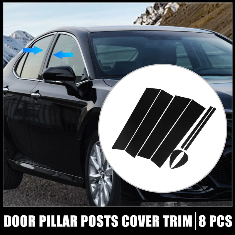 Toyota Camry 8 Pcs Car Door Cover Trim Pillar Stickers (2018-2023)