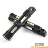 Harley Sportster, Dyna, Electra Glide Black Aluminum Foot Pegs (2004-2023)