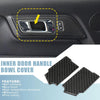 Ford Mustang 2 x Carbon Fiber Inner Door Handle Bowl Covers (2015-2020)