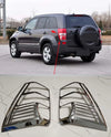 Suzuki Grand Vitara (2006-2013) 2 x Chrome Rear Tail Light Lamp Cover Trim