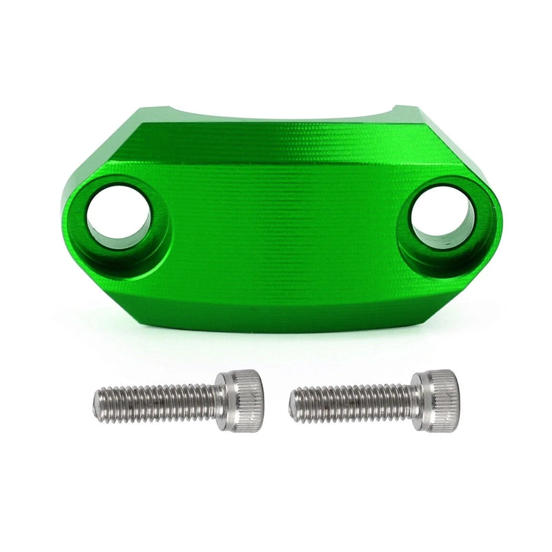 Kawasaki F2 22mm CNC Clamp Handlebar Bracket Green