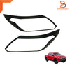 Holden Colorado Trailblazer Matte Black Headlight Lamp Cover Trim (16-23)