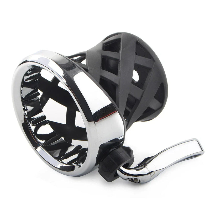 Harley Dyna, Fatboy, Tour Glide Handlebar Cup Holder Drink w/Mesh Basket