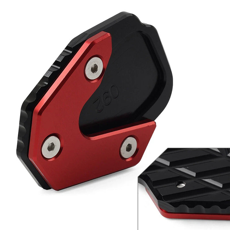 Honda CRF250L Red Kickstand Extension Pad (2013-2016)