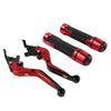 Ducati Monster Folding Extendable Brake Clutch Levers Grip Set (2008-2016)