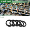 Automotive Oil Seal / 31.5x39.5x5mm / Rotary Shaft Seal NBR Rubber 5 Pcs