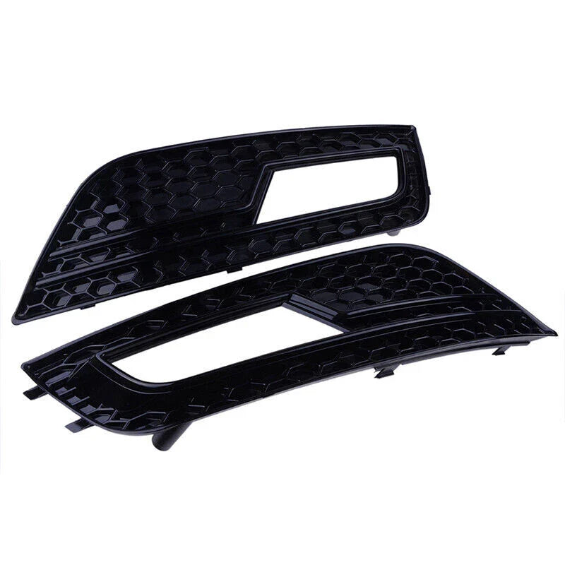 Audi A4 B8 2 x Front Bumper Fog Light Lamp Covers (2013-2016)