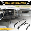 Toyota Tacoma Set Carbon Fiber Dashboard Panel Cover Trim (2016–2023)