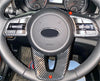Kia Forte K3 2 x pcs Fiber Steering Wheel Lid Set Full Cover Trim (2019-2021)