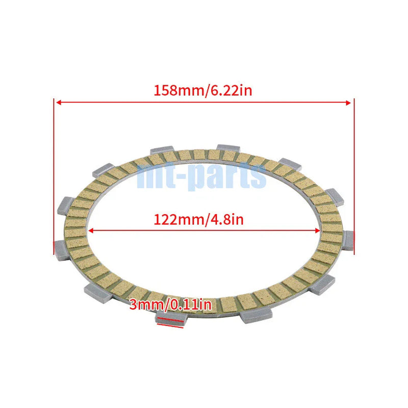 Kawasaki KL600 KLR600 KLX650 KLX650R Clutch Friction Plates (1984-2001)