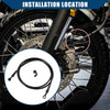 Motorcycle Brake Line 160cm Oil Hose Fitting Banjo