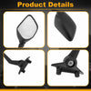 YAMAHA TMAX560 Motorcycle Rear View Mirrors Side Mirrors Mount 1 Set (23–24)