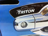 Mitsubishi L200 Triton 4 x Door Handle Bowl Inserts Covers (2006-2014)