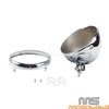 Harley XL883 7" Chrome Universal LED Headlight Lamp Bucket Cover