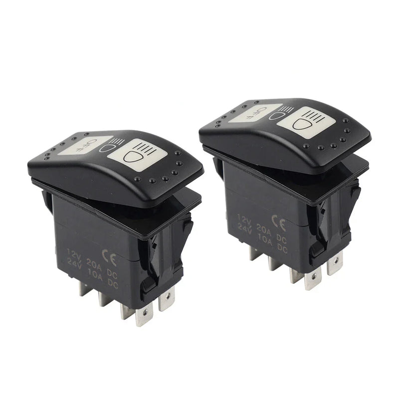 Can-Am Defender Maverick 2 x High Low Off Light Headlight Switch (2017-2023)