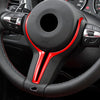 BMW M Series F10 F80 F82 F87 1 x Red Steering Wheel Cover (2014-2018)