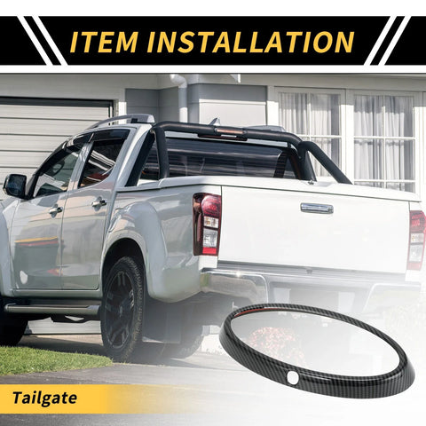 Ford Ranger Carbon Fiber Tailgate Emblem Badge Cover (2023-2024)