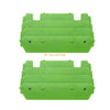 Kawasaki KX125 / KX250 Radiator Guards Green