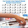 BMW 1 Series M 30 x Fender Liner Splash Shield Bumper Cover Screws (2011-2011)