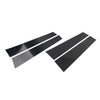 Dodge Ram 1500 Pillar Post Set Door Window Trim Covers Gloss Black (19-24)