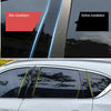 Mitsubishi Outlander 6x Black Door Pillar Post Cover Trim (2013–2019)