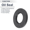 Oil Seal 52x100x10mm Black 5 Pcs Seal Ring Rotary Shaft Nitrile Rubber