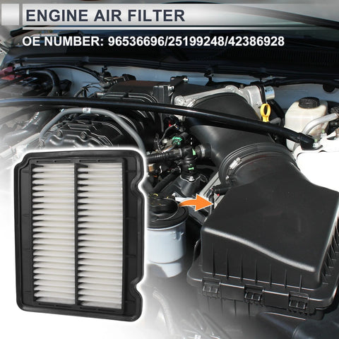 Chevrolet Aveo 1.6L (2004-2011) - 1 x Filter Car Engine Air Filter
