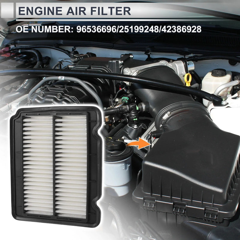 Chevrolet Aveo 1.6L (2004-2011) - 1 x Filter Car Engine Air Filter
