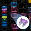 Car Boat Truck SUV Motorcycle Purple Blade Style Fuses 50pcs 35A Mini Size
