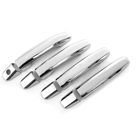 Chevy Silverado GMC Sierra Chrome 4Dr Door Handle Covers Bezel Kit (2014-2018)