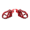 Kawasaki KX250F, Honda CR250 Dirt Bike Footpeg Pedals  Red (06-18, 02-07)