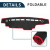 Suzuki Every DA17V (2015-2024) Black Red 1 Set Dashboard Cover Mat